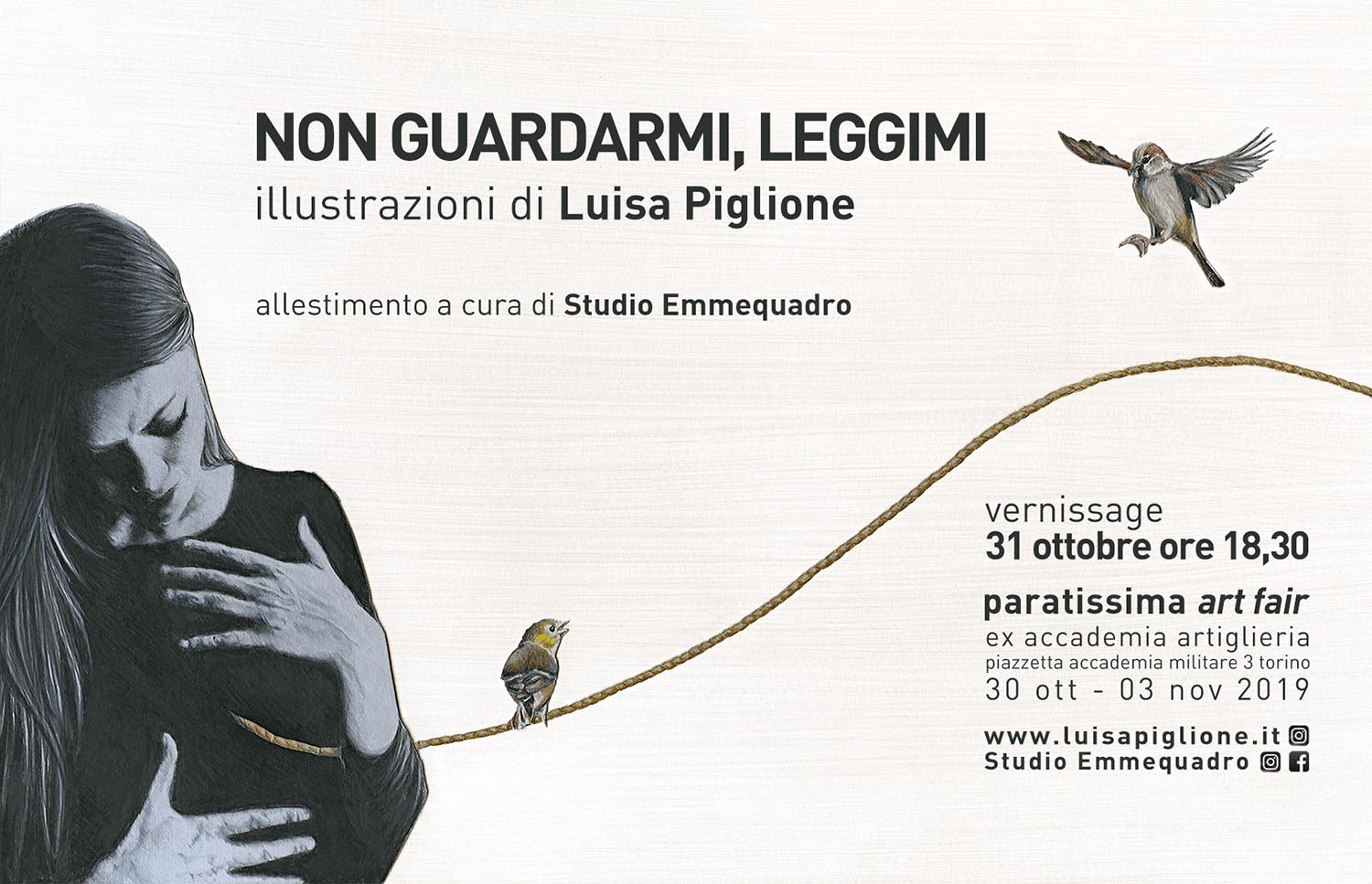Non guardarmi, leggimi - Paratissima 2019
